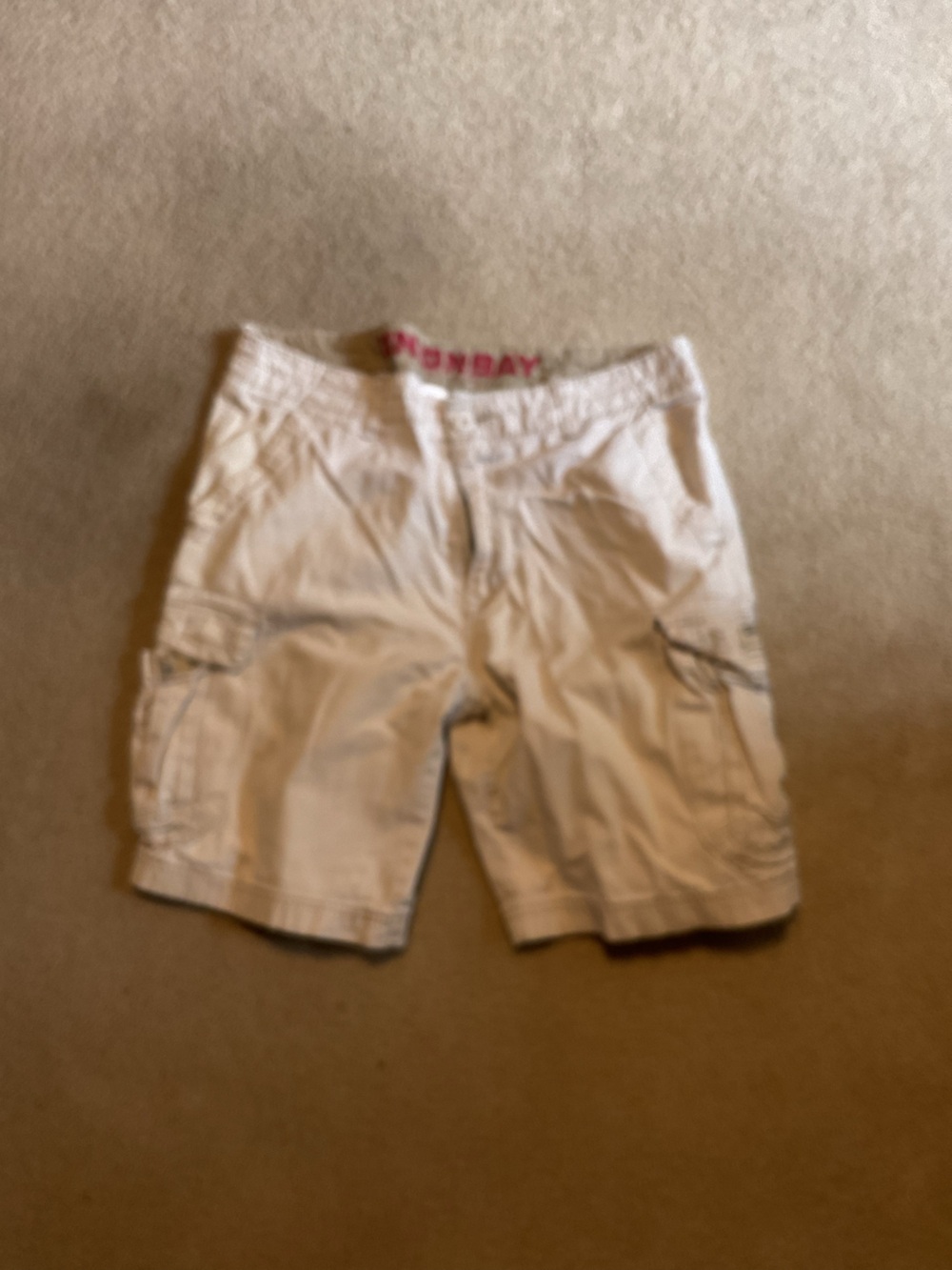 UNIONBAY Men's Cream Cargo Shorts